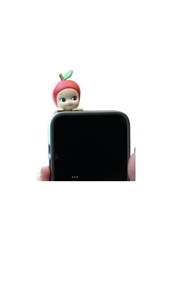 Sonny Angel view of adhesive back demonstrating easy attachment and reuse