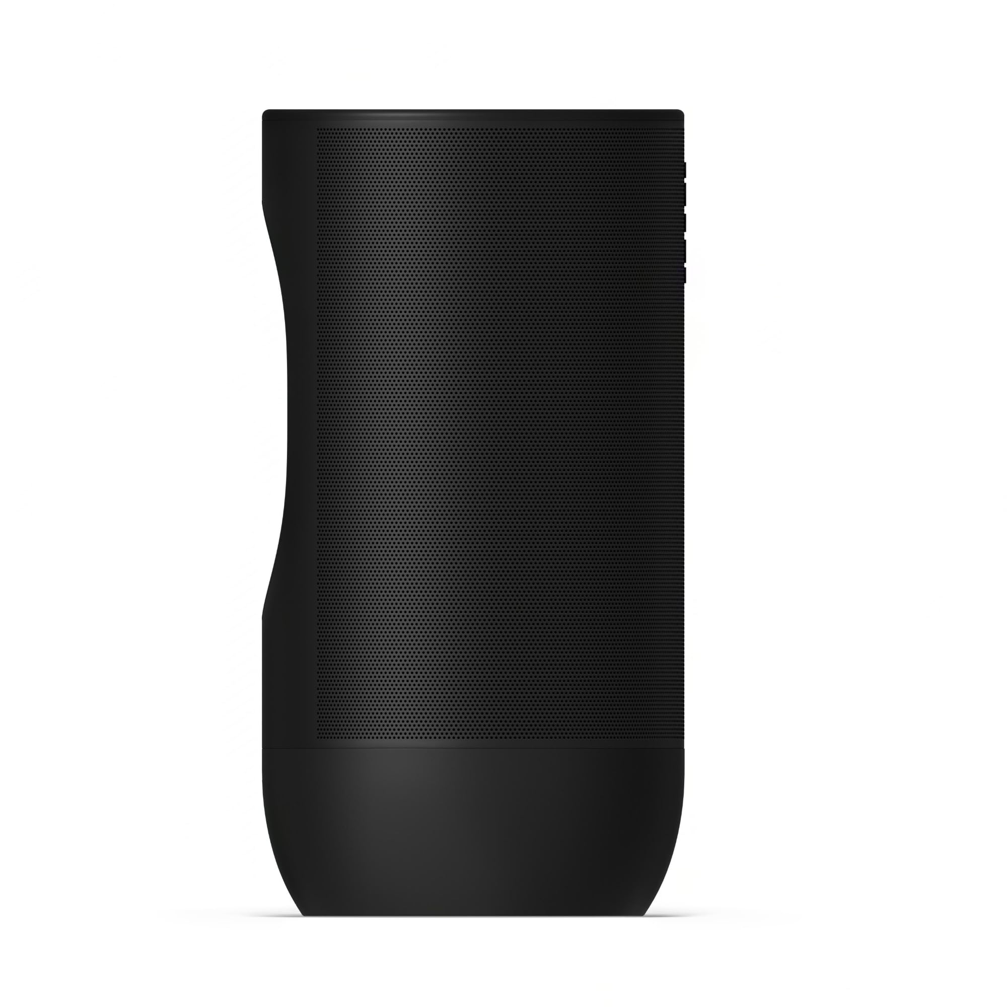 Hand holding Sonos Move 2 showing scale and portability for on-the-go listening