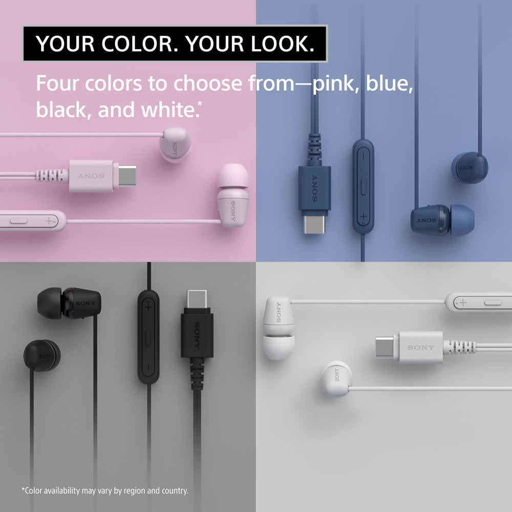 Sony IER-EX15C used by commuter wearing earphones showing comfortable all-day use