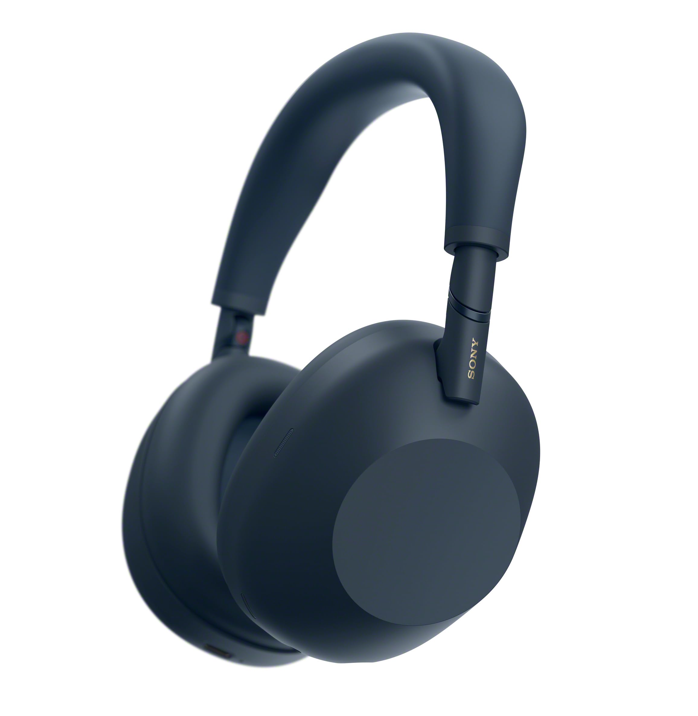 Sony WH-1000XM6 front view showing sleek midnight blue finish and premium look