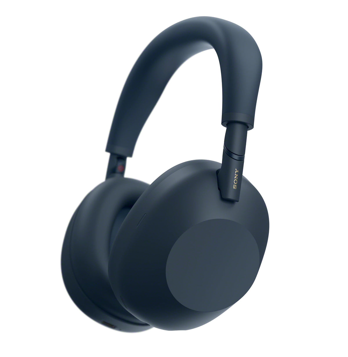 Sony WH-1000XM6 front view showing sleek midnight blue finish and premium look