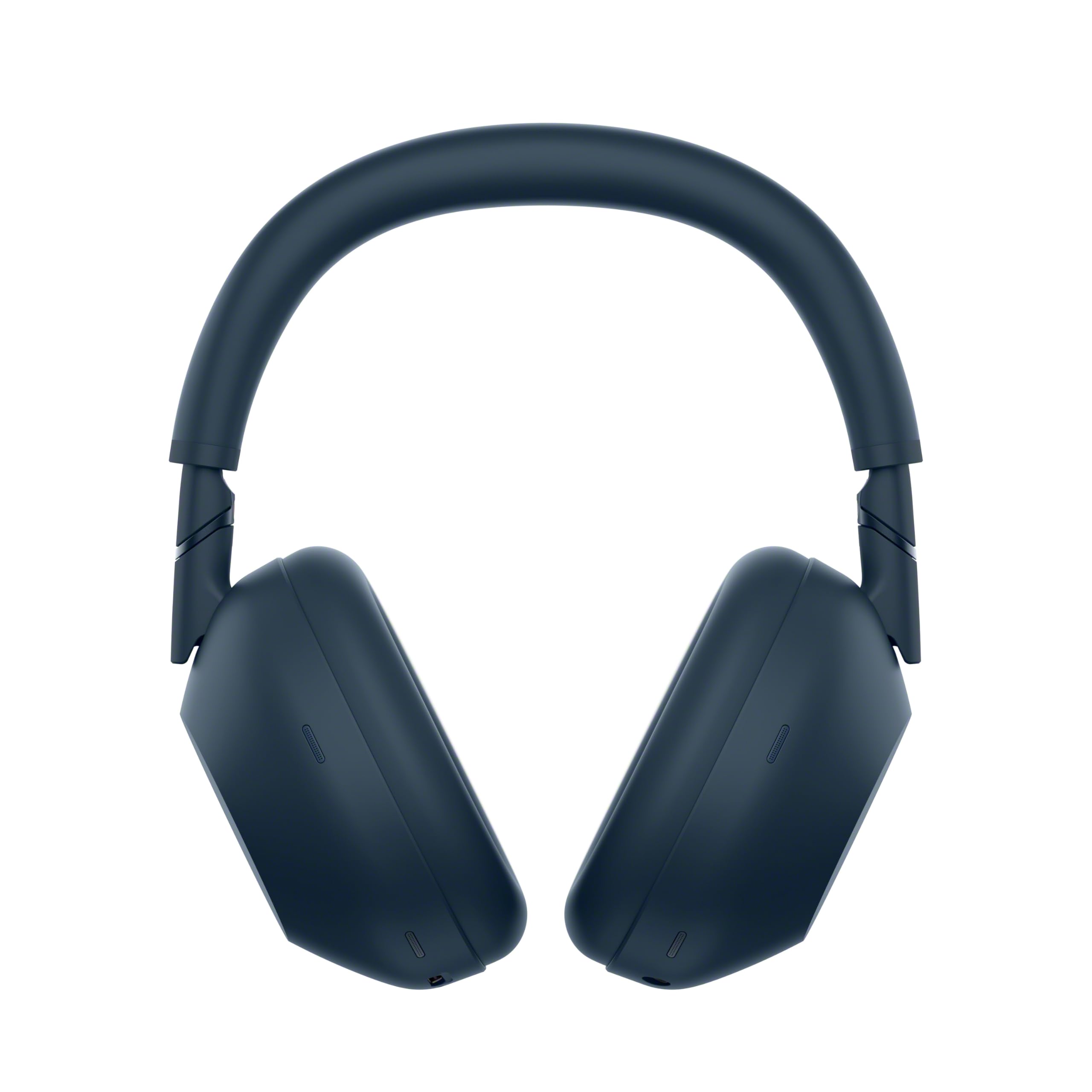 Sony WH-1000XM6 in airplane cabin showing reduced ambient noise for travel