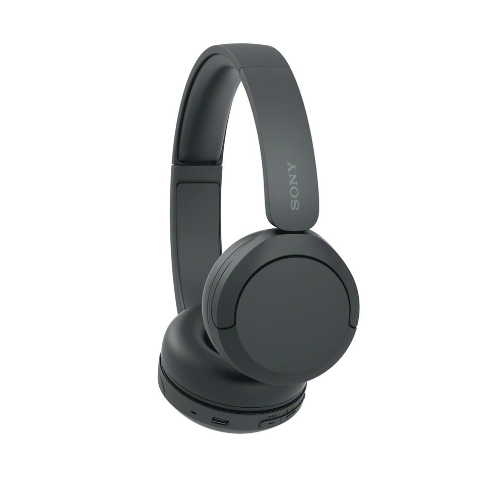 Sony WH-CH520 connected to smartphone and laptop showing multipoint convenience