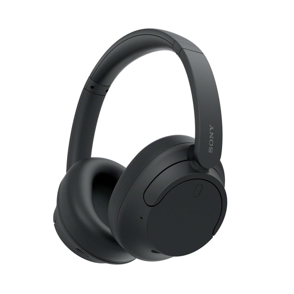 Sony WH-CH720N front view showing sleek black finish and comfortable ear pads for all-day wear