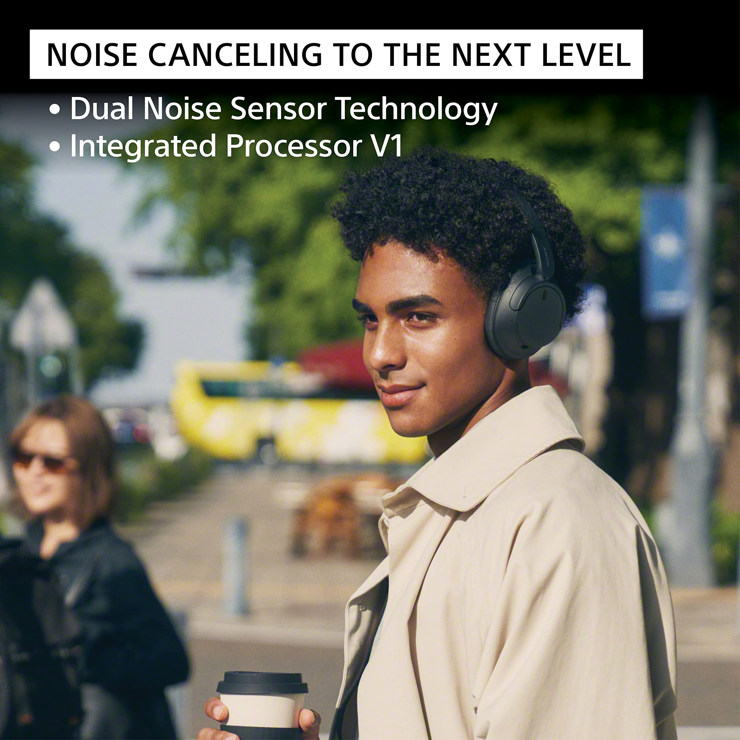 Sony WH-CH720N side profile highlighting lightweight headband for reduced pressure