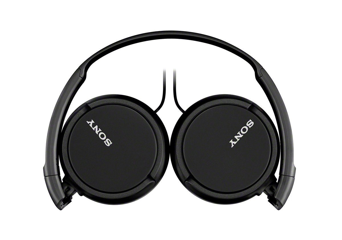 Sony close-up of cushioned earcup highlighting comfort and sound isolation benefit