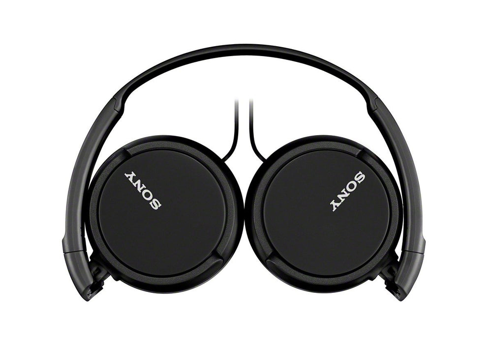 Sony close-up of cushioned earcup highlighting comfort and sound isolation benefit