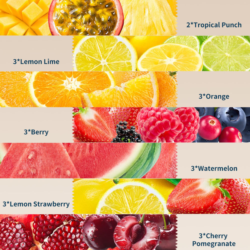 Sooergy label nutrition detail highlighting electrolytes and vitamin content