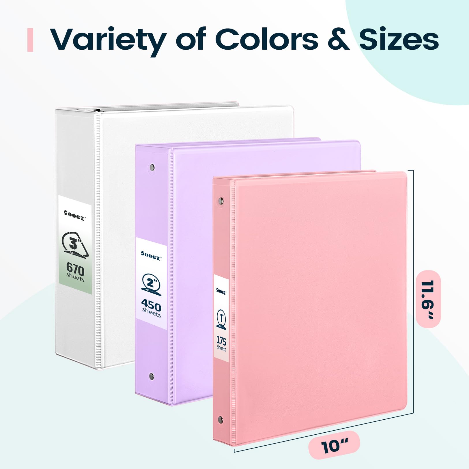 Sooez BinderX opened full of notes showing smooth page turning and high capacity benefit