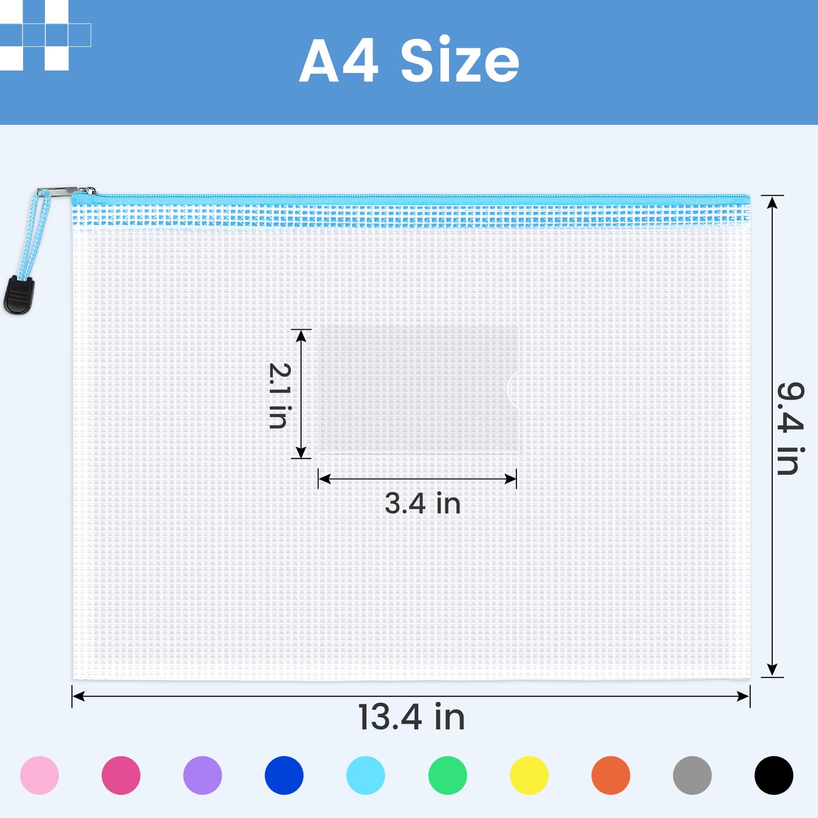 Sooez PVC mesh texture close-up highlighting tear resistance and visibility
