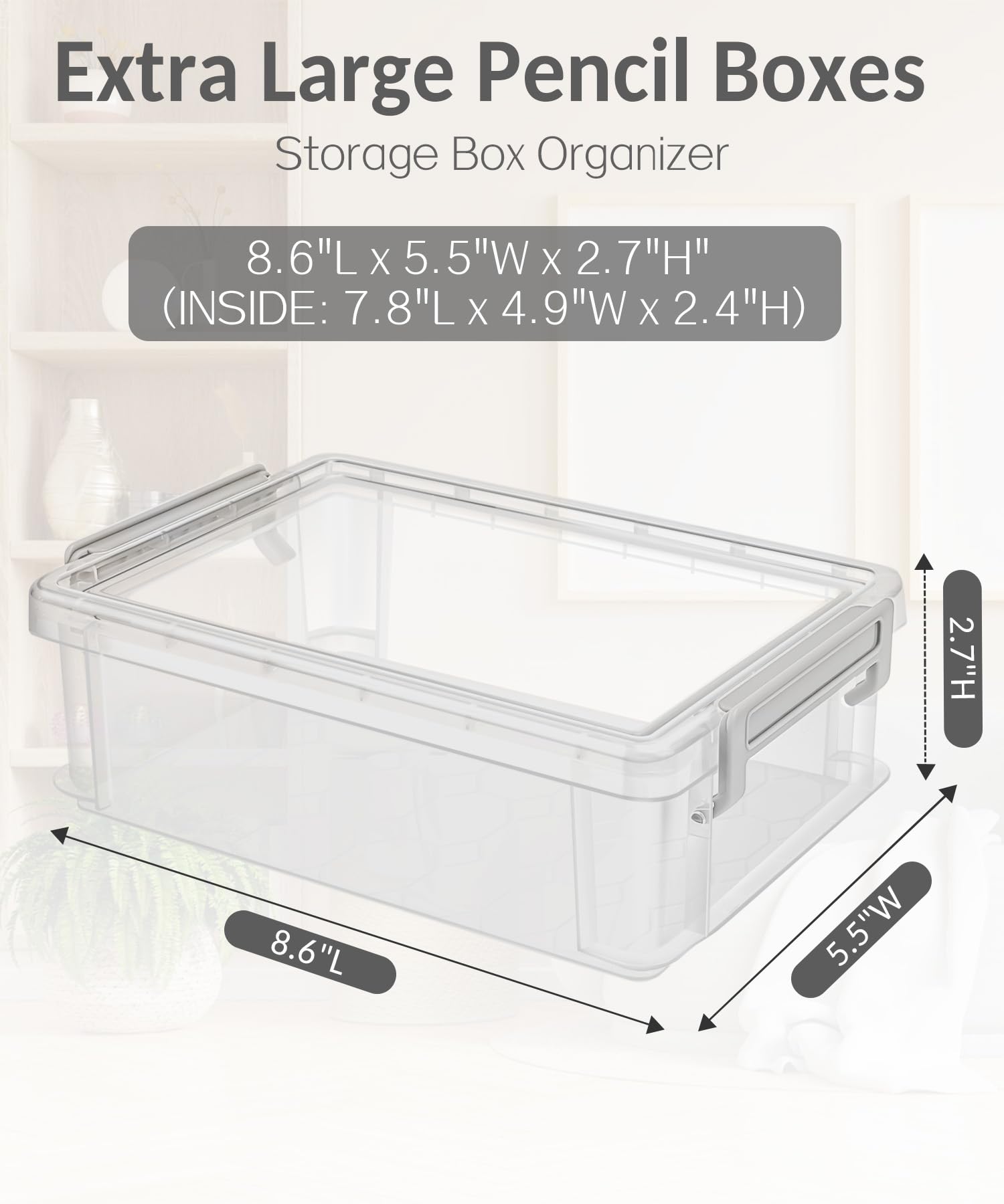 Sooez open box showing deep interior space that holds many pens and markers