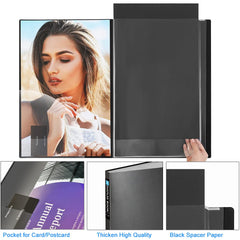 Sooez black backing sheet enhancing contrast and presentation quality
