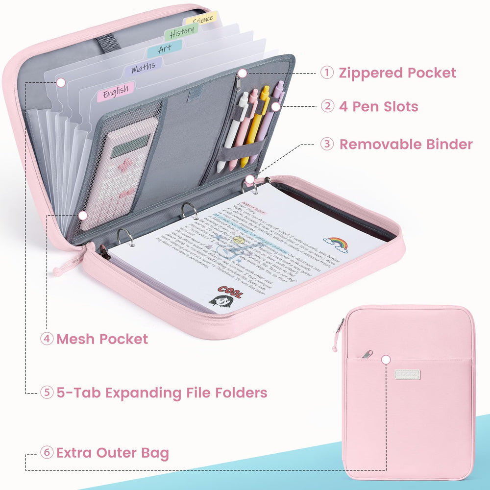 Sooez removable binder used as a stable writing platform for note taking on-the-go
