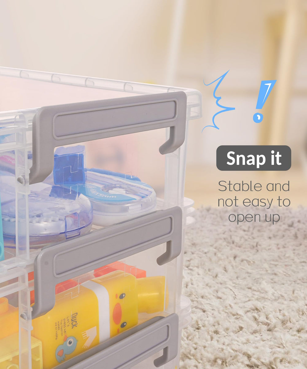 Sooez box beside backpack showing portable size advantage