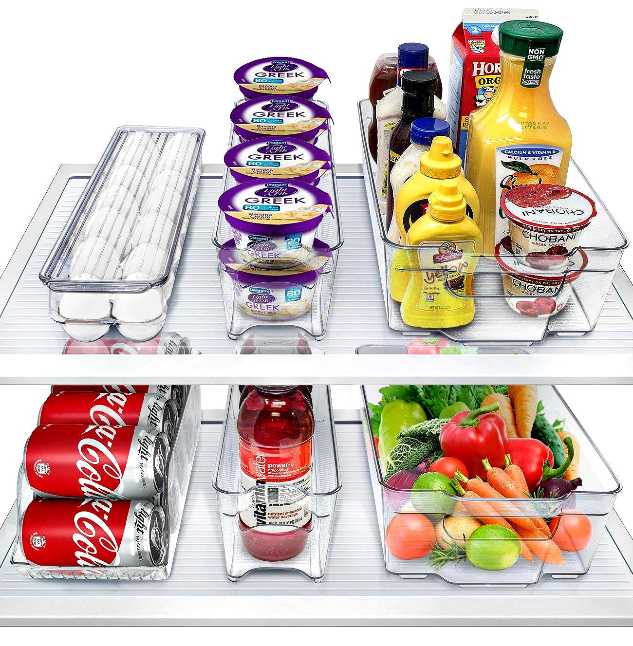 Sorbus front view of the complete 6-piece set showing organization benefits