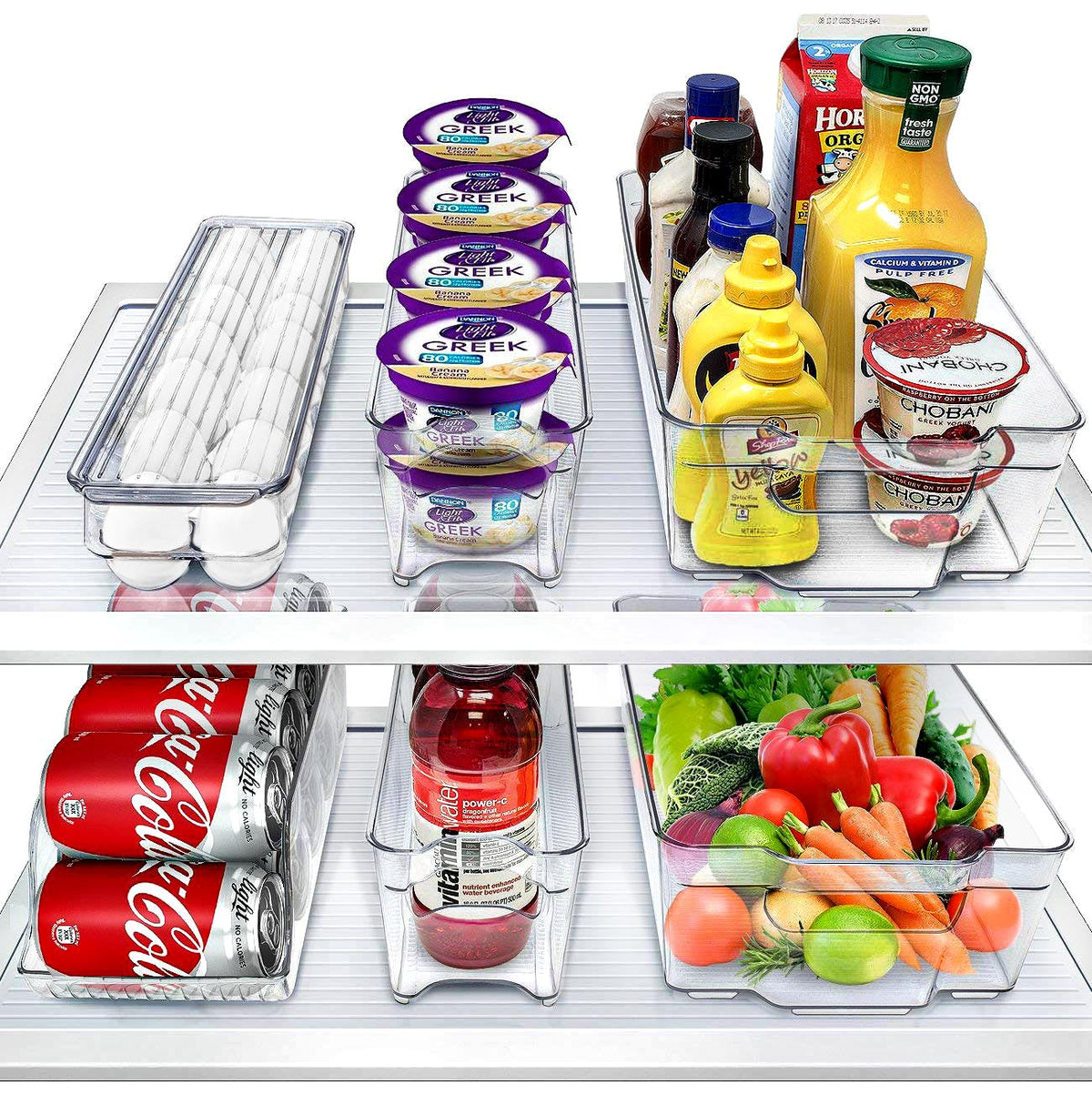 Sorbus front view of the complete 6-piece set showing organization benefits