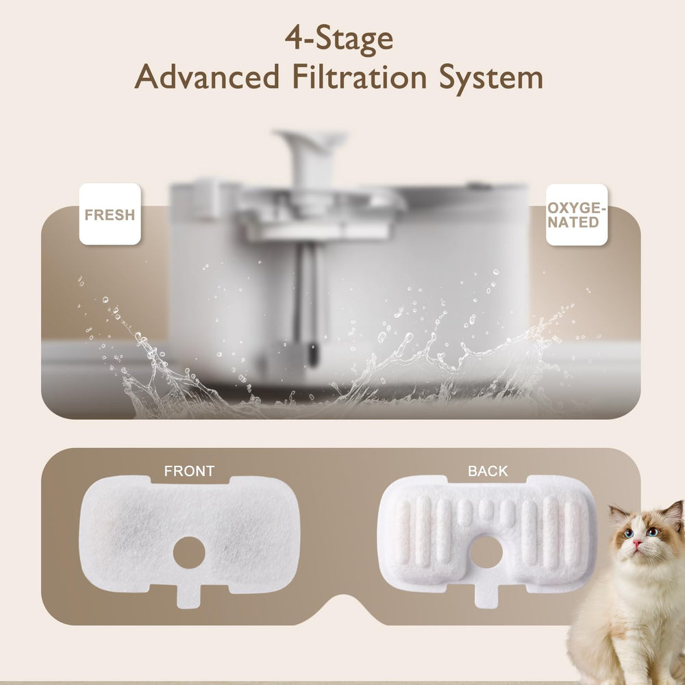 SORON filters next to ruler showing 3.8×2 inch size, confirms correct fountain fit