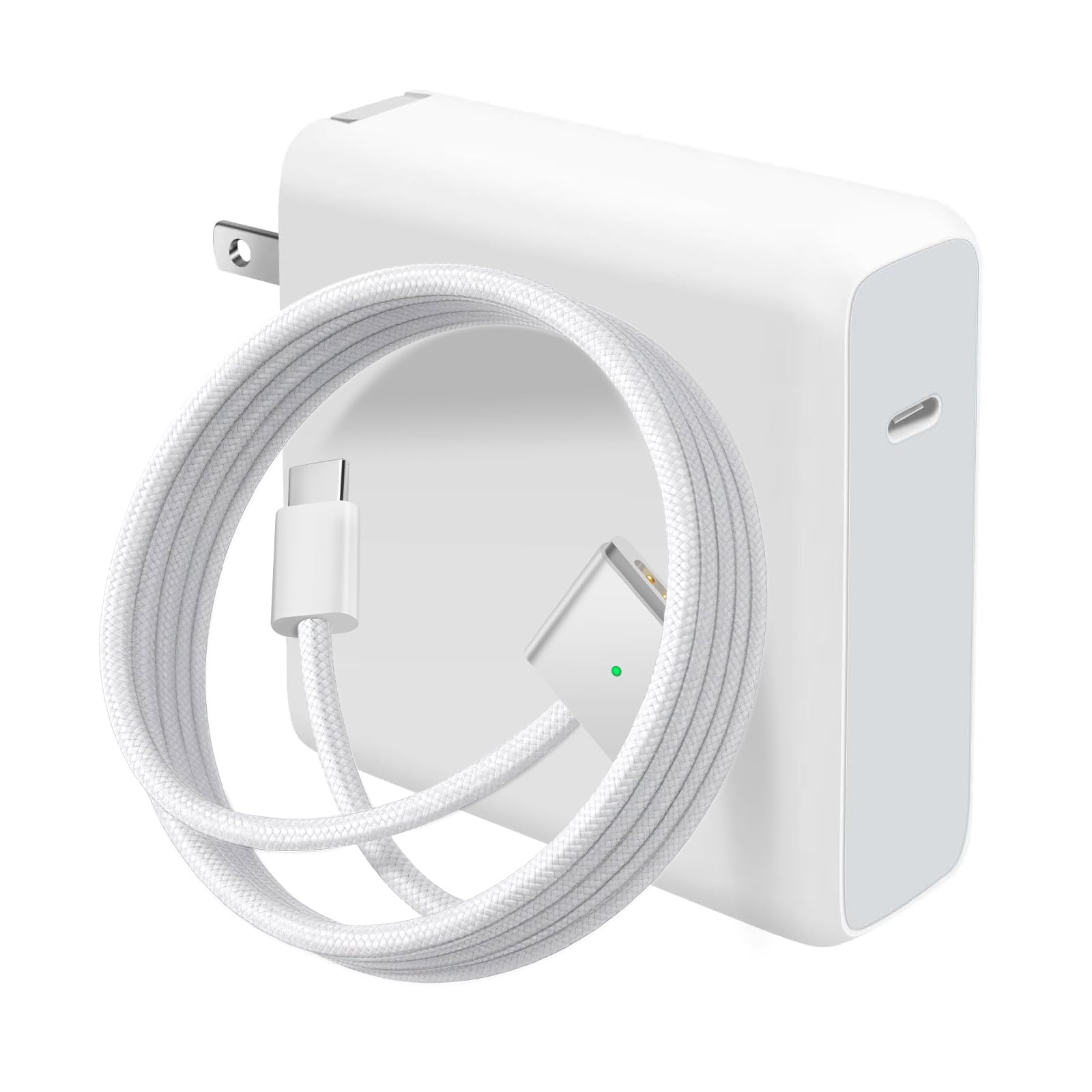 SorsnA 96W charger front view showing compact design and ports for fast charging