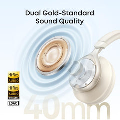 Soundcore Anker headband padding detail demonstrating comfort and durability