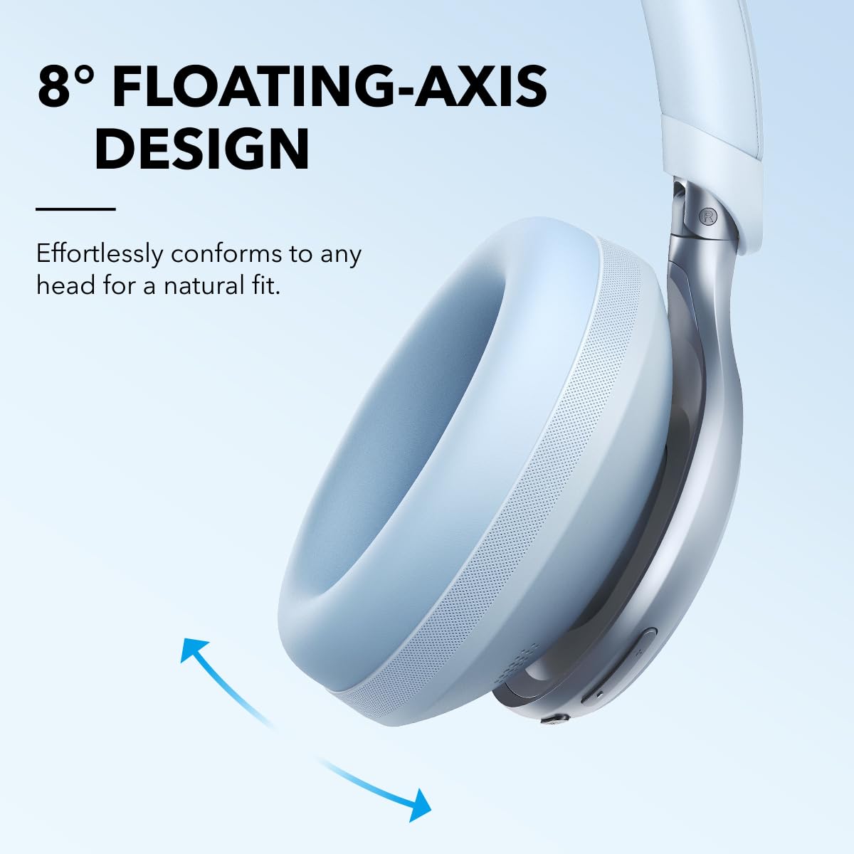 Soundcore Space One worn on commuter train showing noise reduction benefit