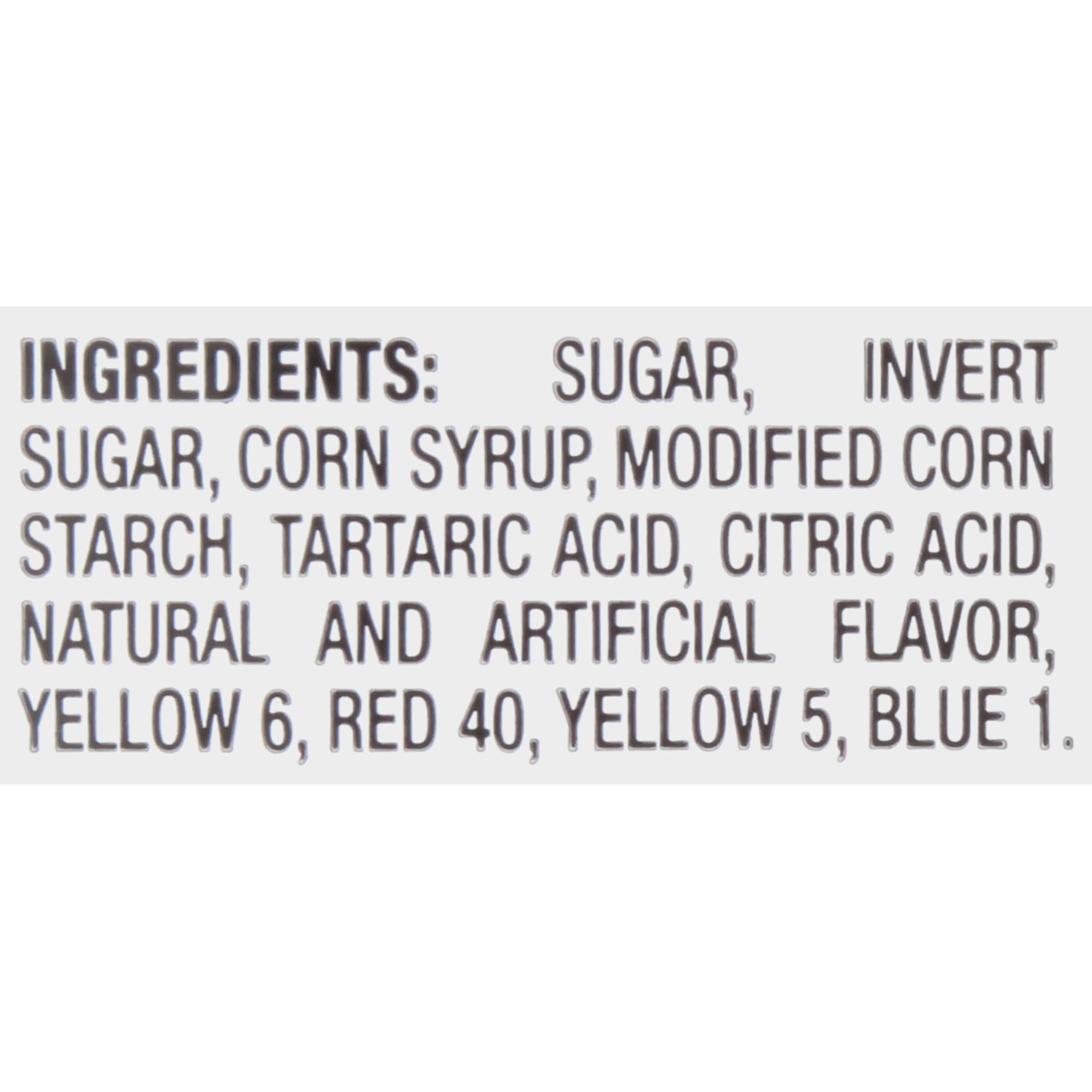SOUR PATCH KIDS assorted colors on display offering visual appeal and variety