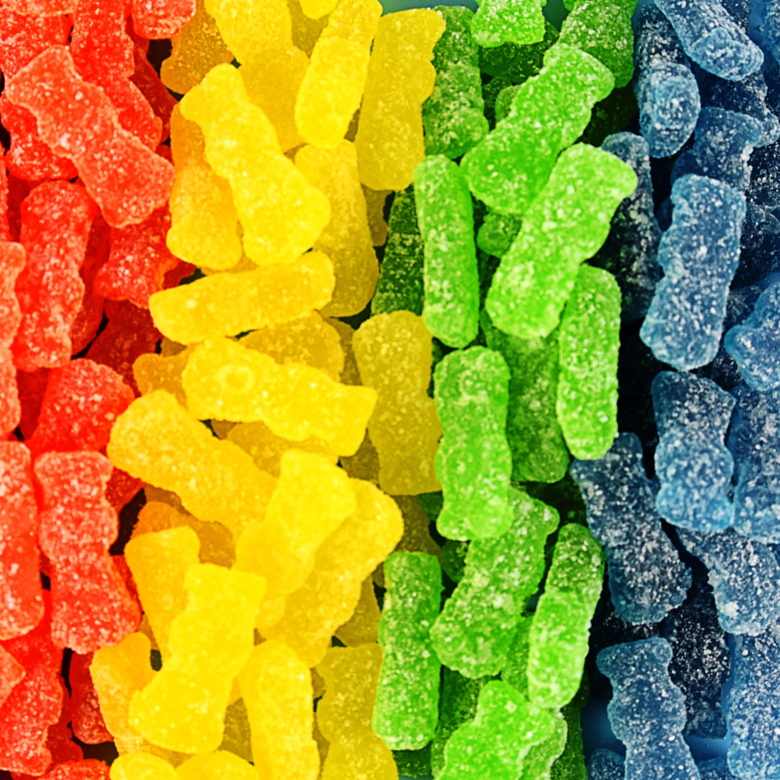 SOUR PATCH KIDS stacked bulk bags ready for parties or event giveaways