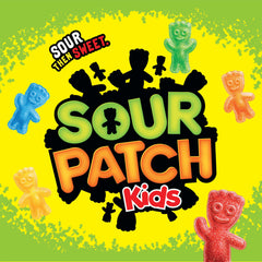 SOUR PATCH KIDS single piece showing playful kid shape and easy chewability