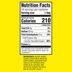 SOUR PATCH KIDS open bag revealing soft gummies, convenient single-serve portions