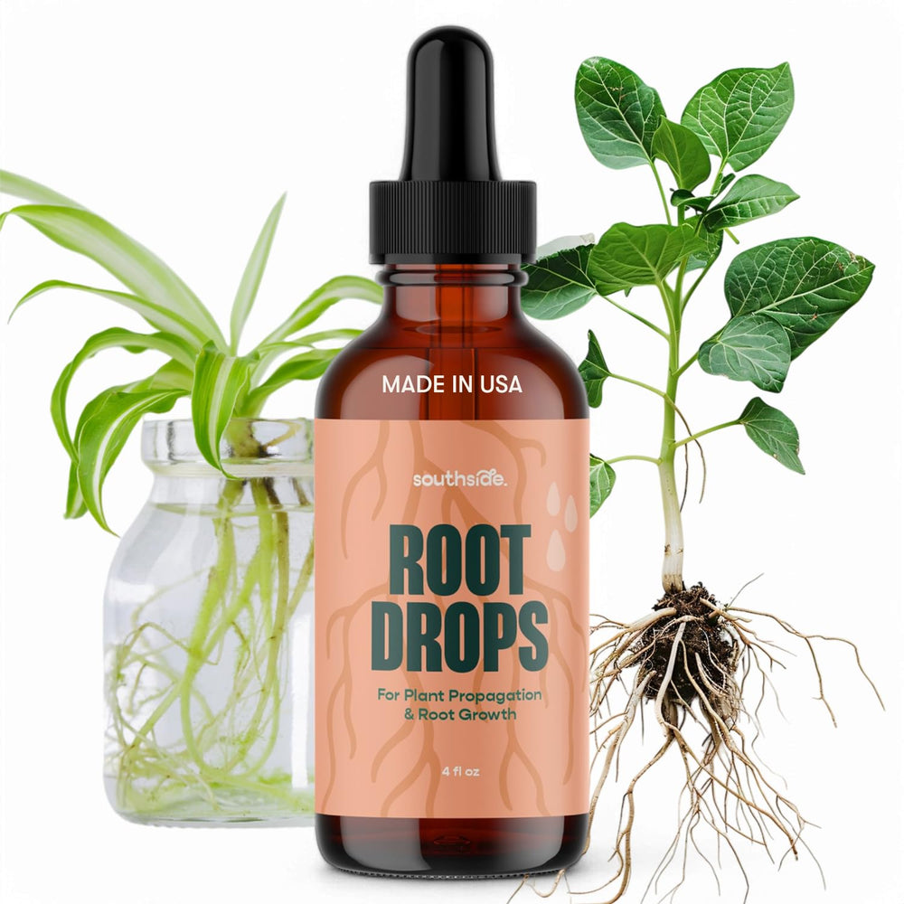 Southside Plants bottle front label showing product and benefits