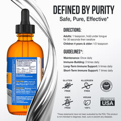 Sovereign Silver dropper dosing image demonstrating easy daily administration