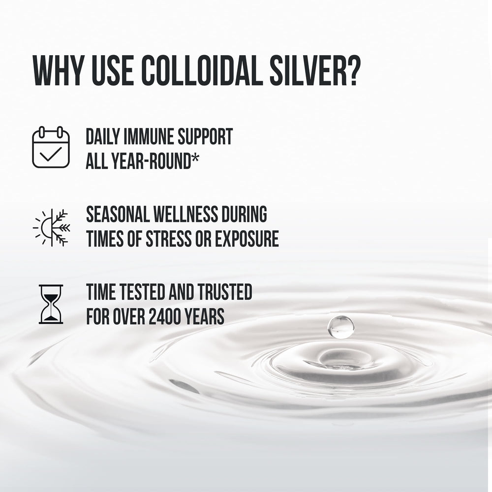 Sovereign Silver label detail with certification marks and concentration for confidence