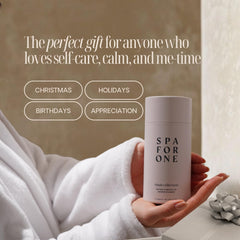 Spa For One tablets placed in a bathroom setting showing easy at-home use