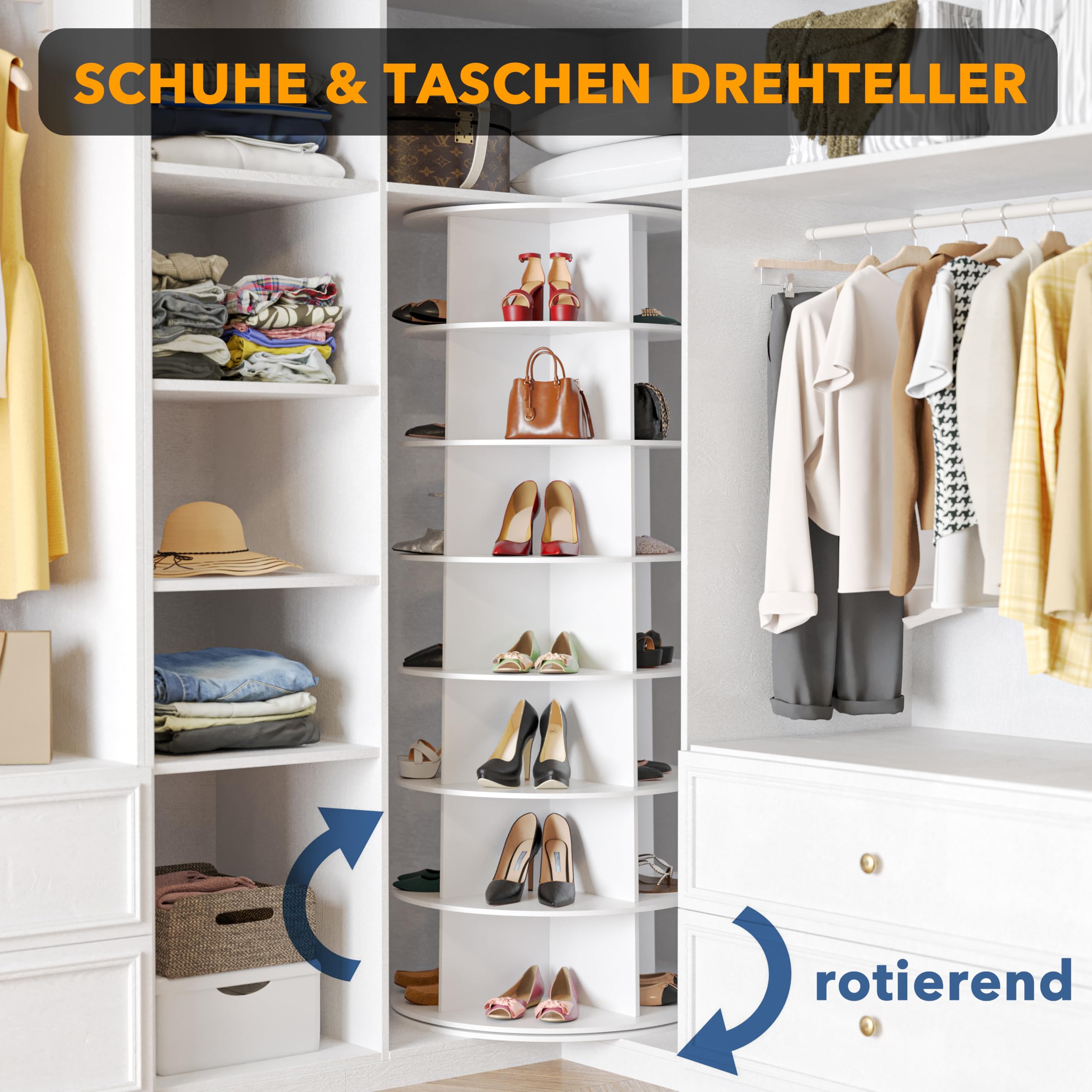 SpaceAid lifestyle bedroom placement saving floor space and creating tidy decor benefit