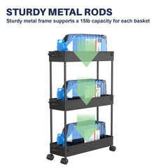 SPACELEAD upper shelf organized with spice jars and toiletries for quick access