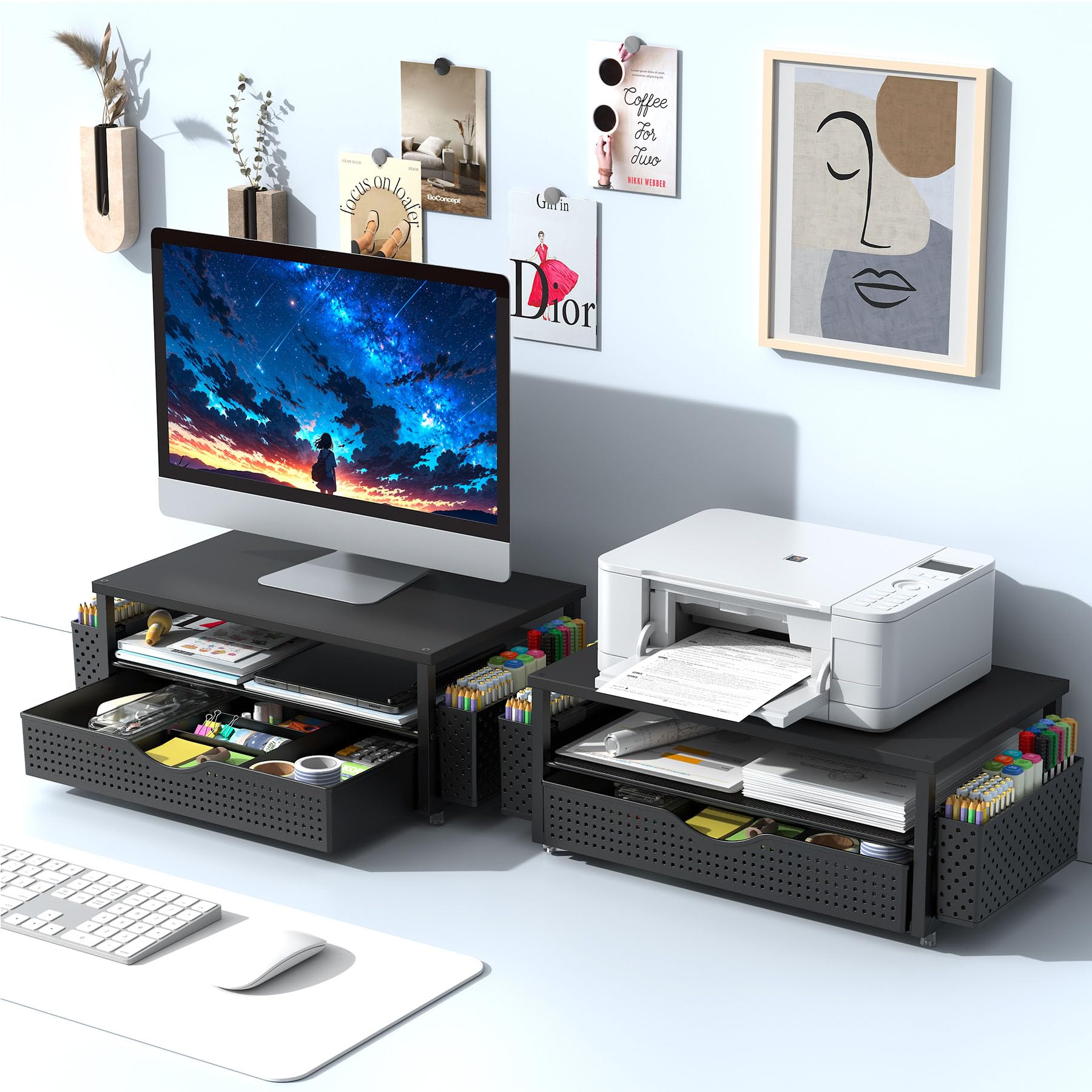 Spacrea lifestyle desk setup showing organized workspace and stylish aesthetic