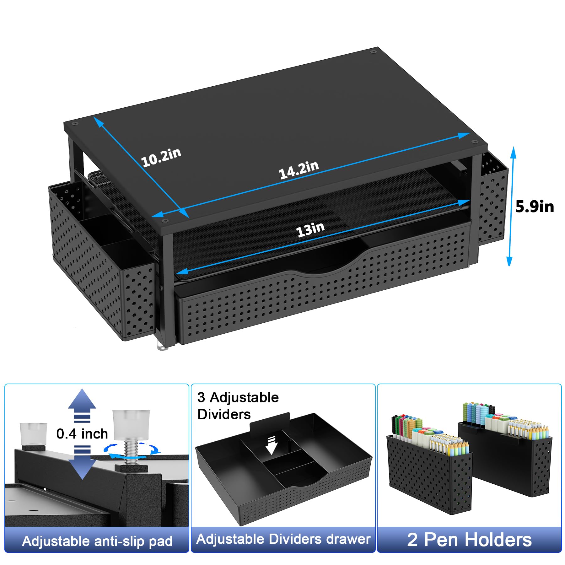Spacrea size comparison with laptop demonstrating compact footprint and space savings