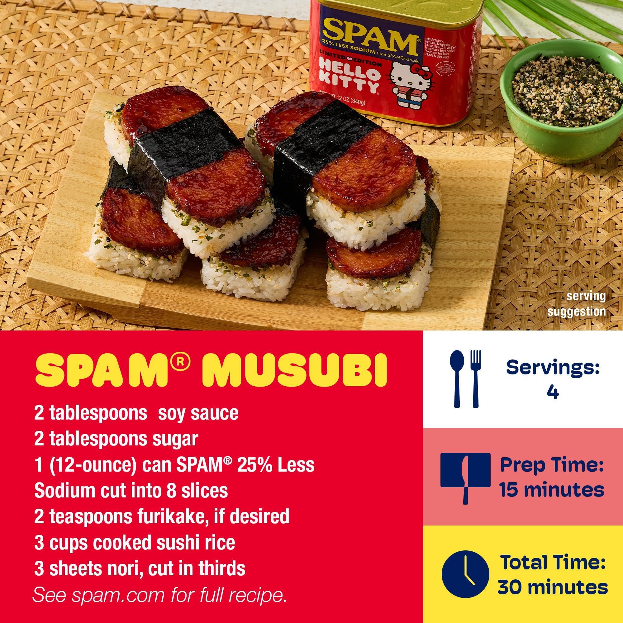 SPAM brand cubed in salad bowl for portable protein and savory boost