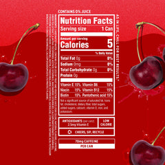 Sparkling Ice angled can Cherry Cola highlighting slim profile for on-the-go convenience