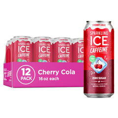 Sparkling Ice front can Cherry Cola showing label and easy-grip design for refreshment