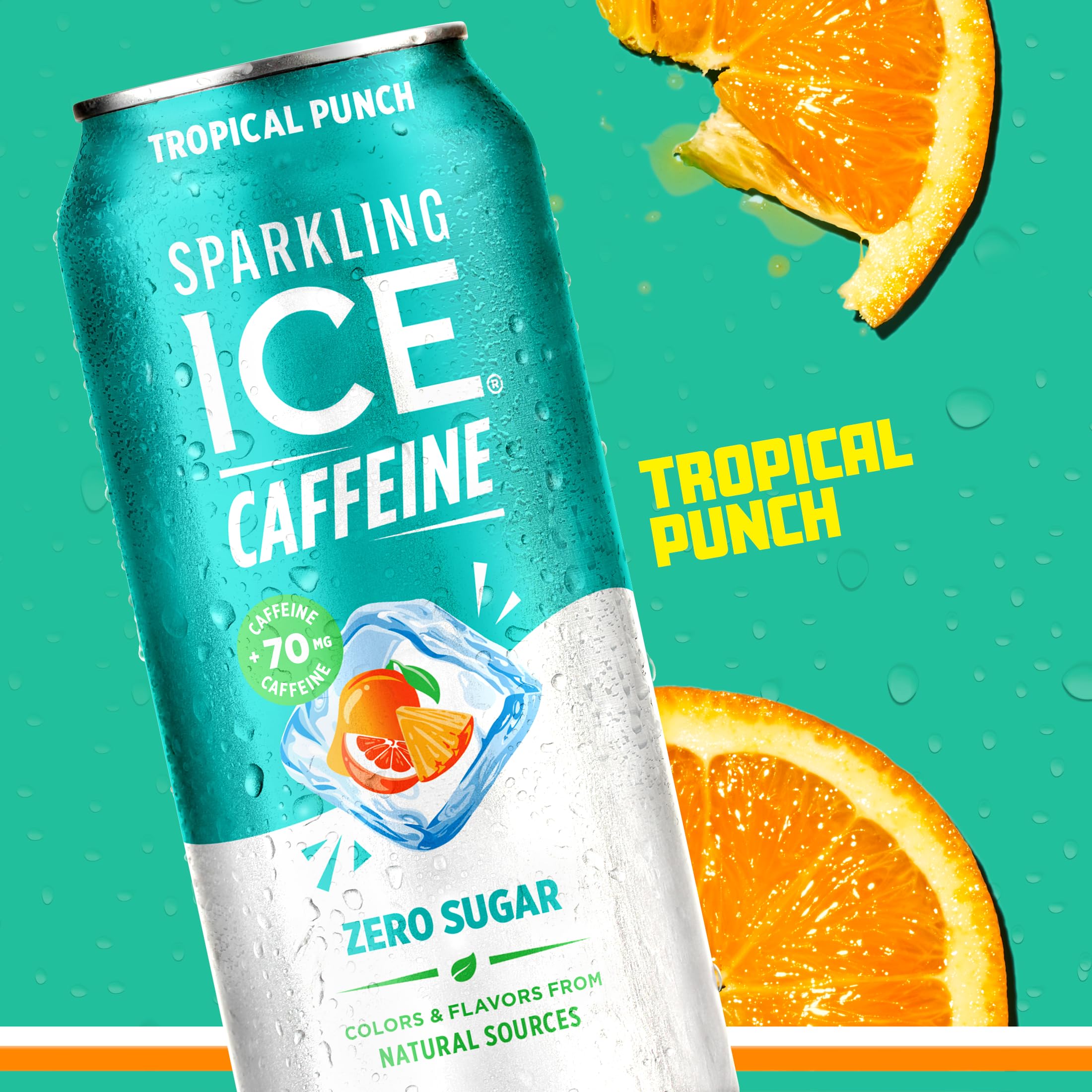 Sparkling Ice on picnic table with snacks illustrating social refreshment and zero sugar perk