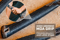 Spec Ops handle MOA grip texture close-up reducing vibration and improving hold