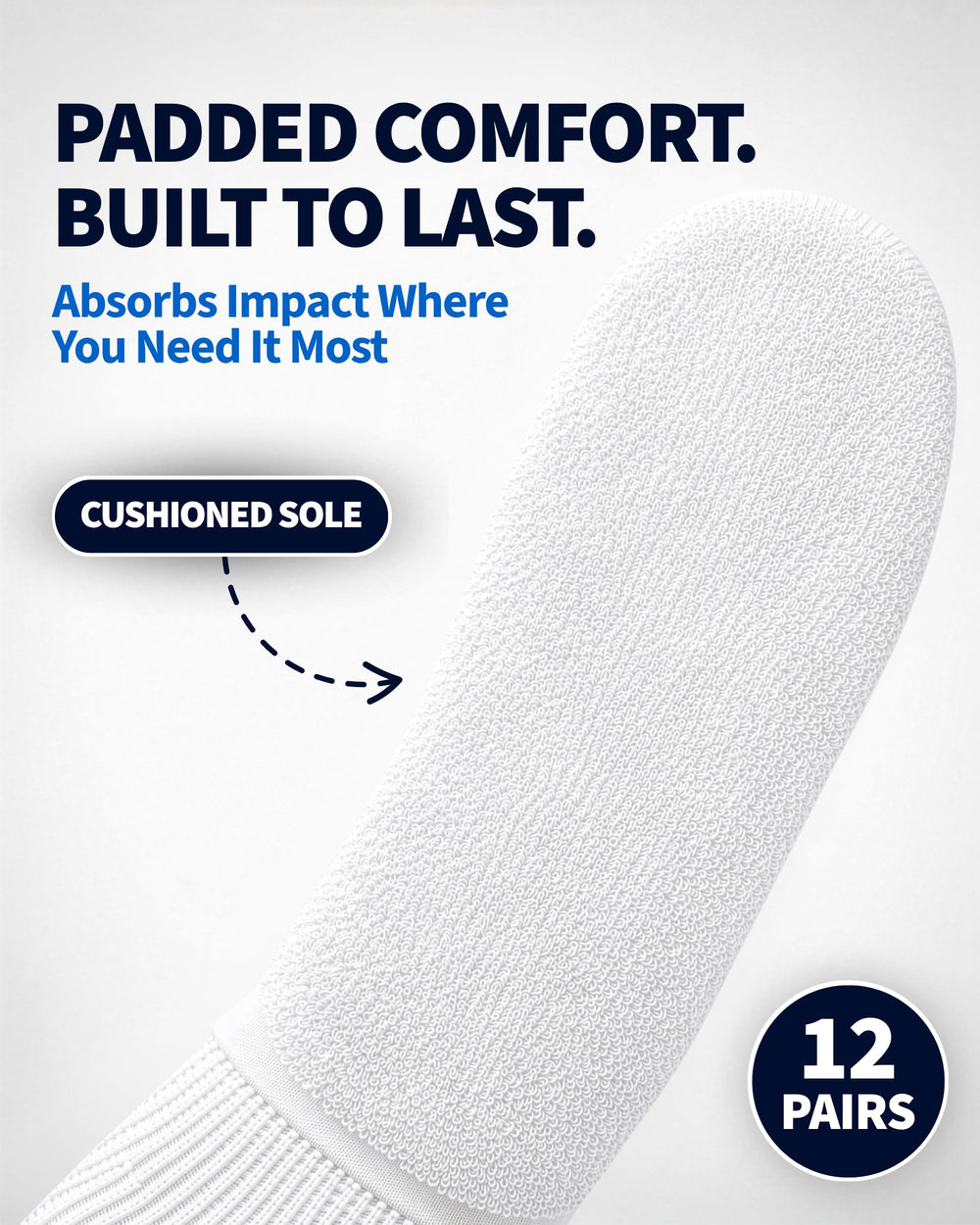 Special Essentials lifestyle image of person wearing socks for comfortable everyday mobility