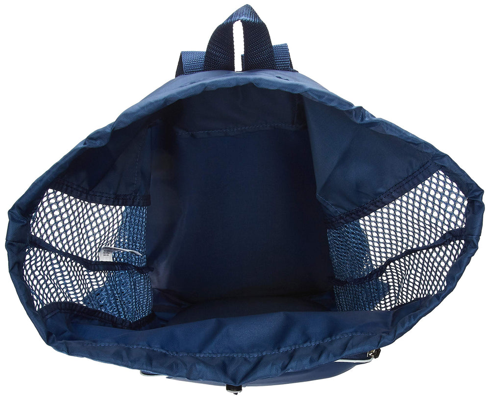 Speedo bag in use at poolside with wet gear visible showcasing quick-dry benefit