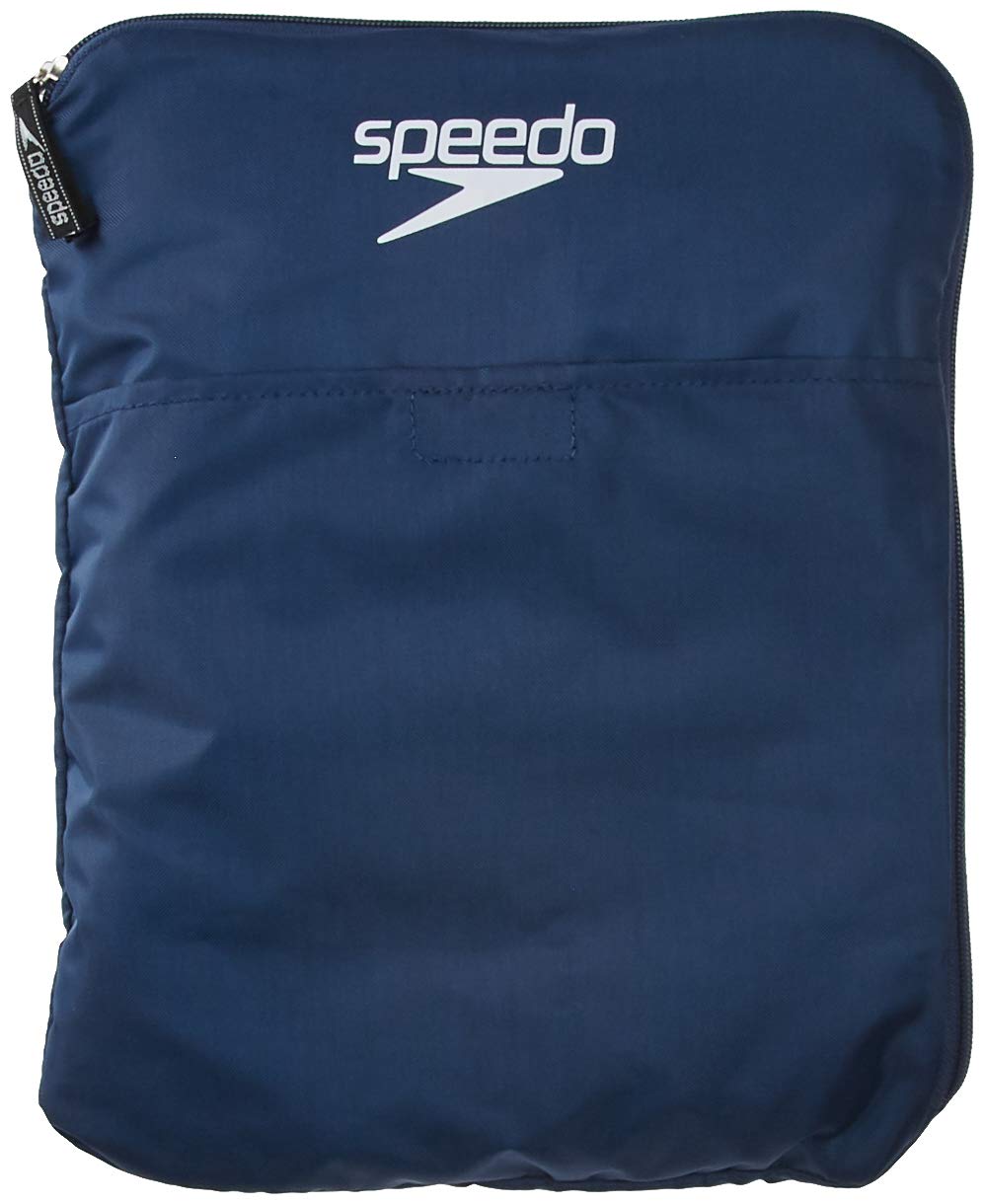 Speedo front zip pocket and drawstring detail protecting small items and securing load