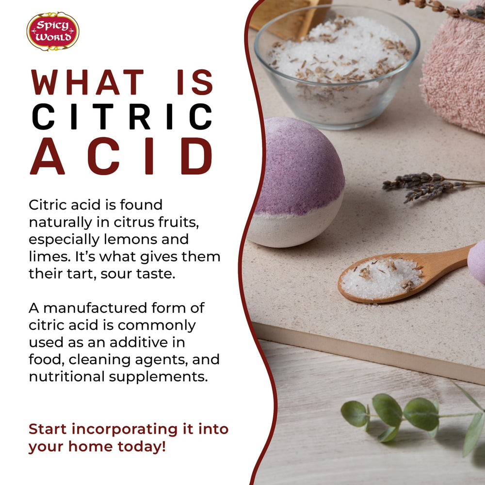 Spicy World citric acid descaling a kettle, removing mineral buildup effectively