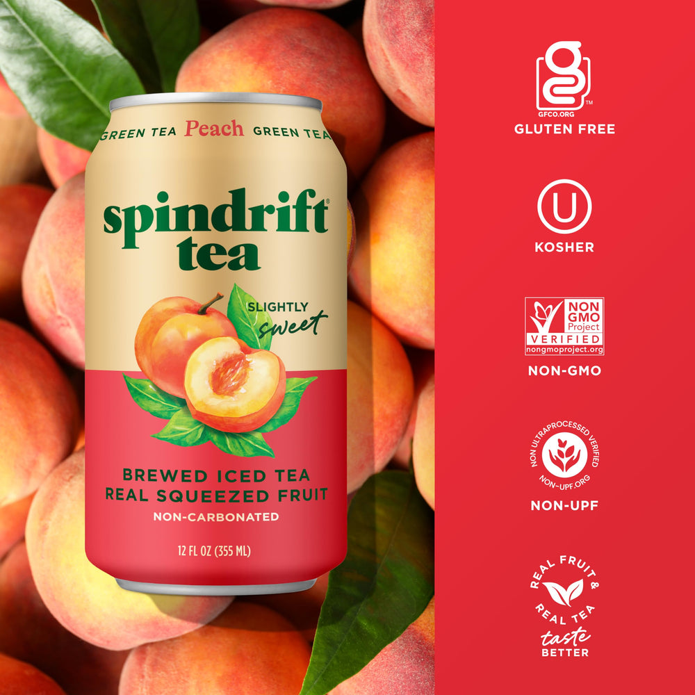 Twelve-pack of Spindrift cans stacked, convenient supply for gatherings