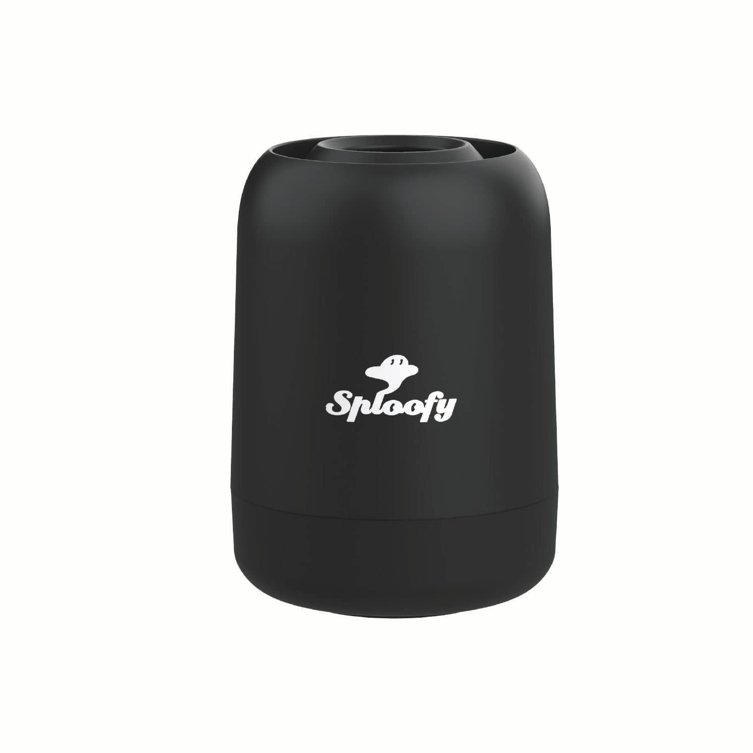 Sploofy PRO II replaceable cartridge close-up showing filter media and easy swap benefit