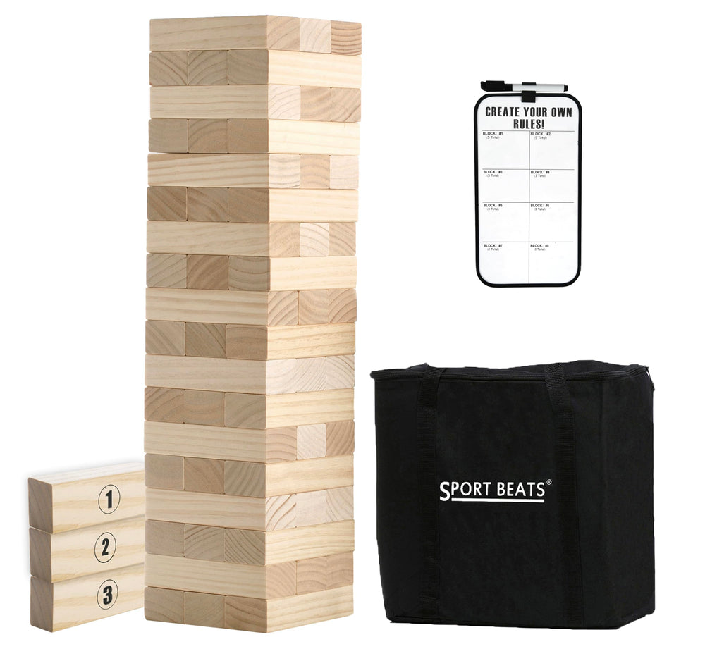 SPORT BEATS front packaging showing full large tower set and benefits