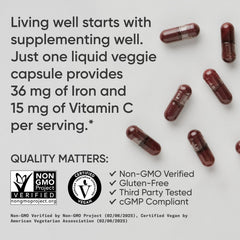 Sports Research ingredients and supplement facts label highlighting vitamin blend