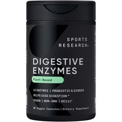Sports Research front bottle shot showing supplement and benefits
